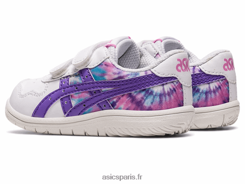 enfants Asics taille du tout-petit au japon BXL8B24325 blanc/améthyste