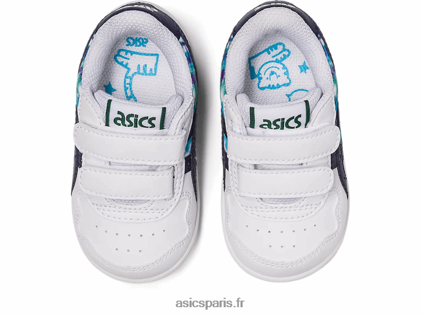 enfants Asics taille du tout-petit au japon BXL8B24327 blanc/capot