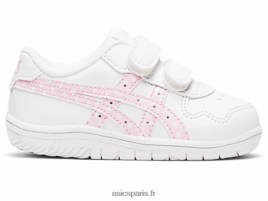 enfants Asics taille du tout-petit au japon BXL8B24448 blanc/barbe à papa
