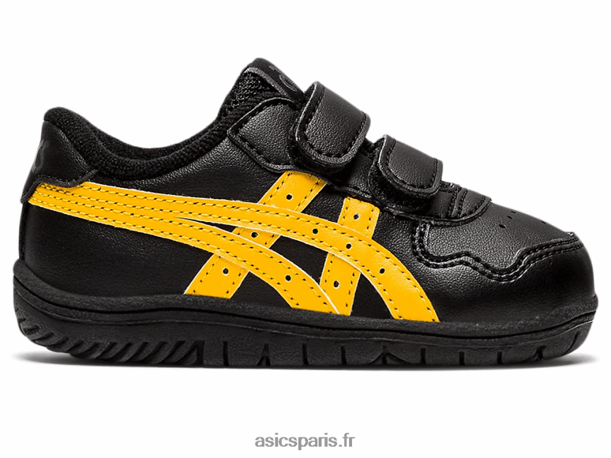 enfants Asics taille du tout-petit au japon BXL8B24449 noir/tigre jaune