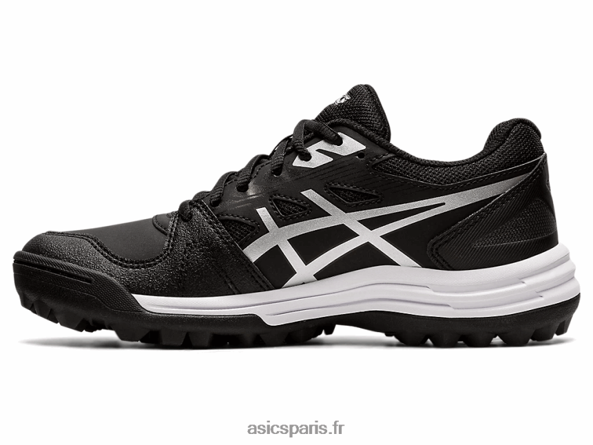 femmes Asics champ létal de gel BXL8B23578 noir/argent pur