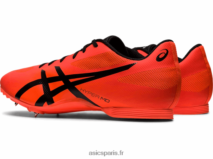 femmes Asics hyper md 7 BXL8B22095 lever du soleil rouge/noir
