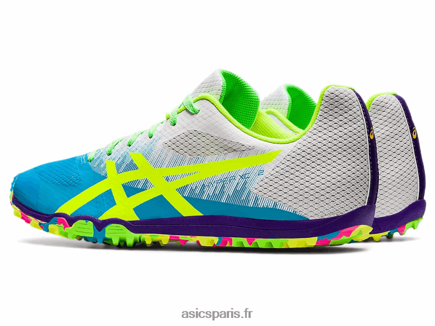 femmes Asics hyper xc 2 BXL8B21665 aqua numérique/jaune de sécurité