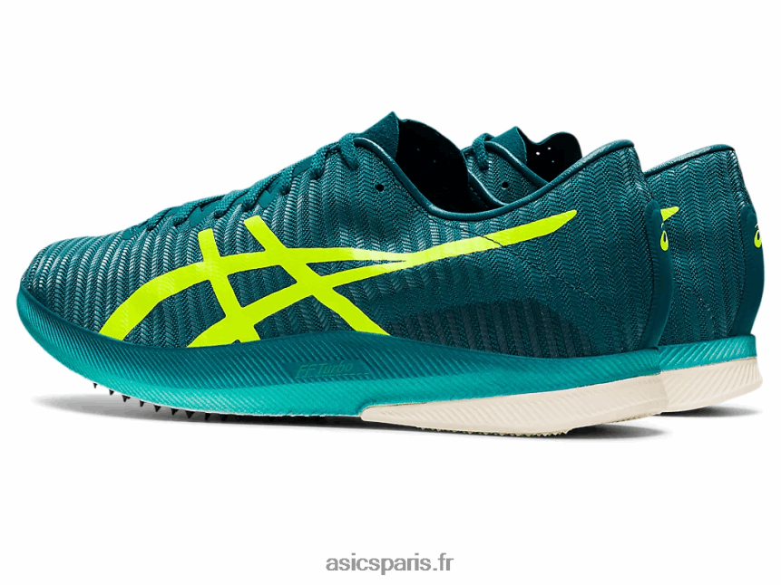 femmes Asics metaspeed ld BXL8B21382 pin velours/jaune sécurité