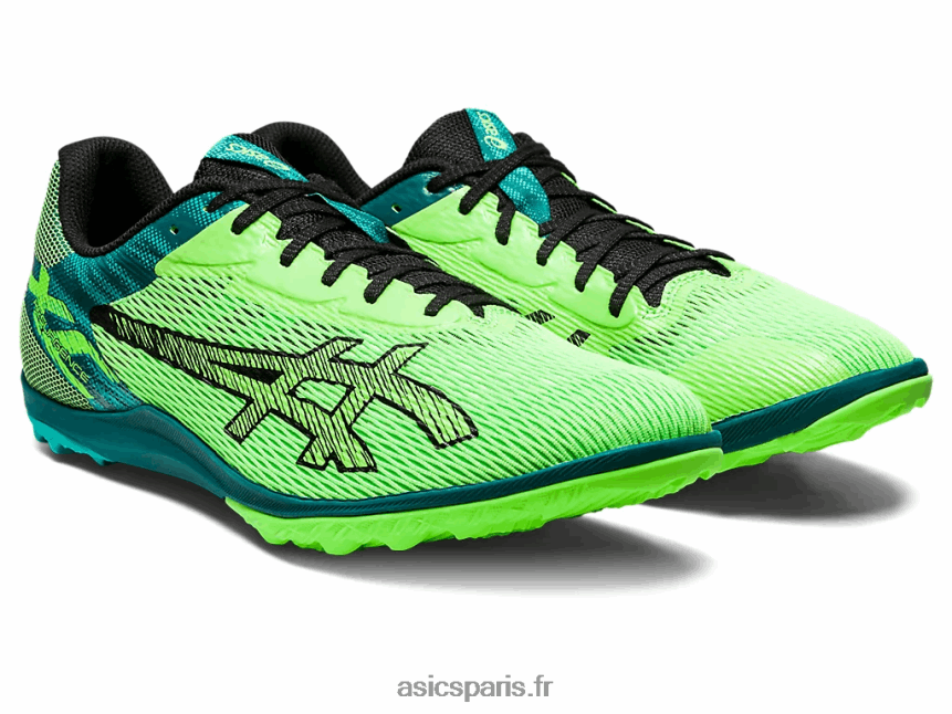 femmes Asics résurgence xc BXL8B2681 gecko vert/noir