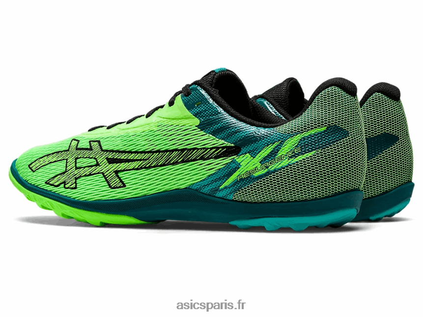 femmes Asics résurgence xc BXL8B2681 gecko vert/noir