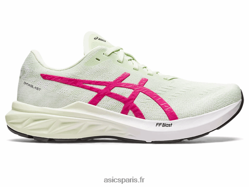 femmes Asics Dynablast 3 BXL8B22293 chuchotement vert/rose rave