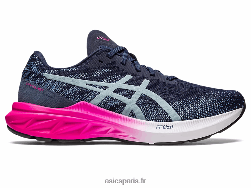 femmes Asics Dynablast 3 BXL8B22300 minuit/acier léger