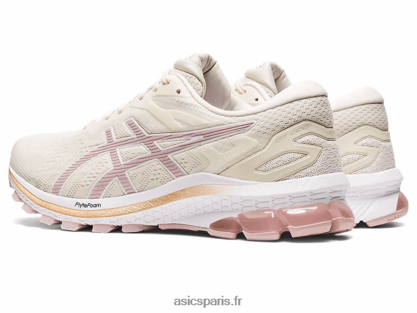femmes Asics GT-1000 10 BXL8B22644 crème/rose des bassins versants