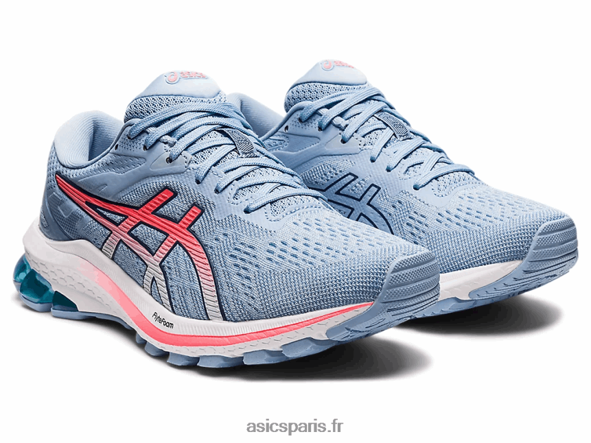 femmes Asics GT-1000 10 BXL8B23871 ciel doux/corail flamboyant