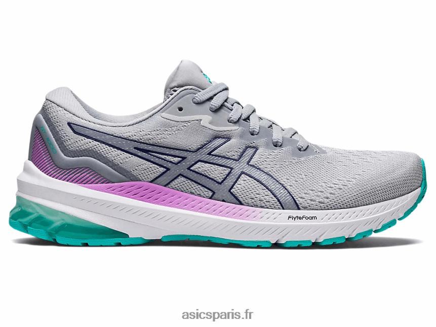 femmes Asics GT-1000 11 BXL8B22987 gris glacier/bleu plongé