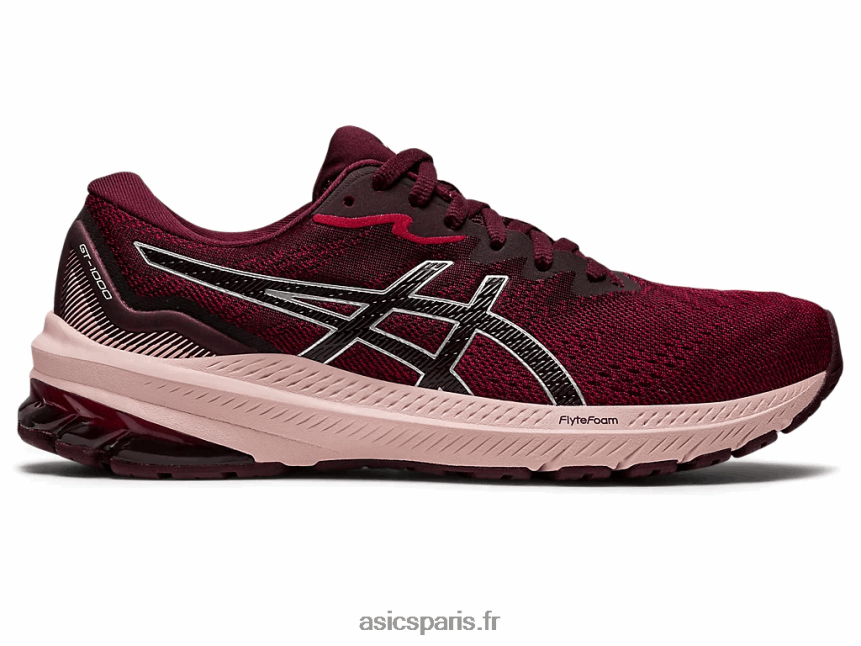 femmes Asics GT-1000 11 BXL8B22995 canneberge/argent pur