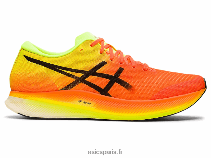 femmes Asics bord métavitesse BXL8B22845 orange vif/noir