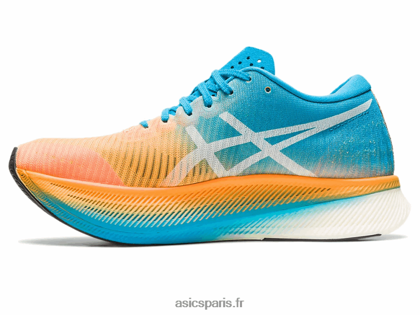femmes Asics ciel métavitesse BXL8B22633 orange pop/bleu île