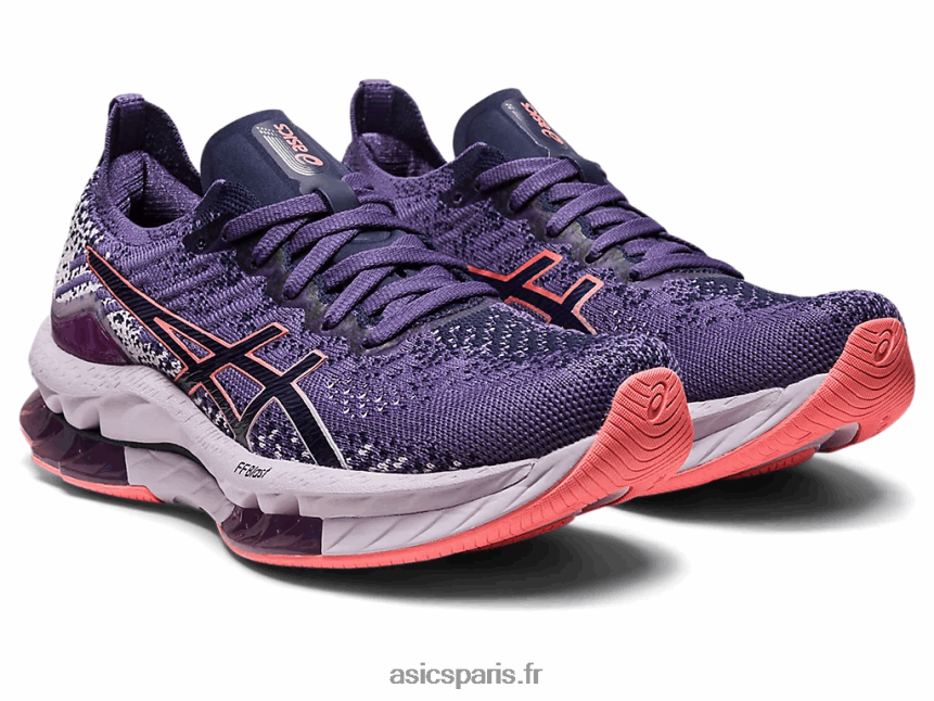 femmes Asics explosion de gel-kinsei BXL8B22419 violet poussiéreux/papaye