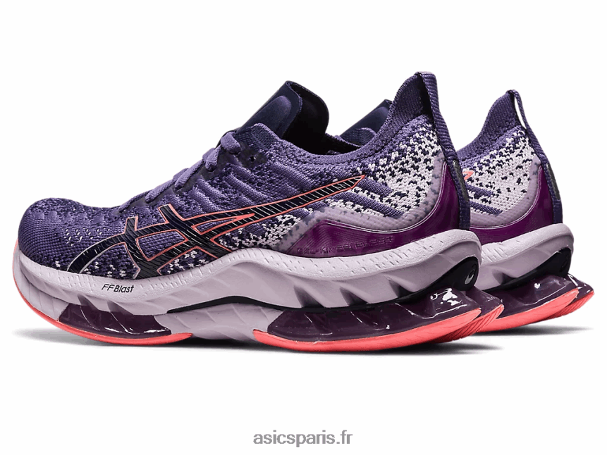 femmes Asics explosion de gel-kinsei BXL8B22419 violet poussiéreux/papaye