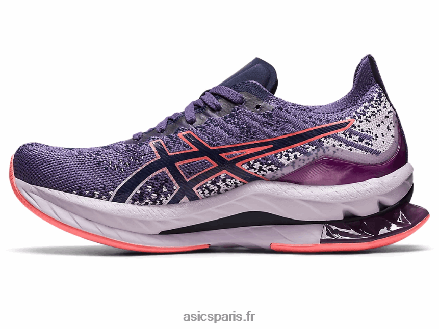 femmes Asics explosion de gel-kinsei BXL8B22419 violet poussiéreux/papaye