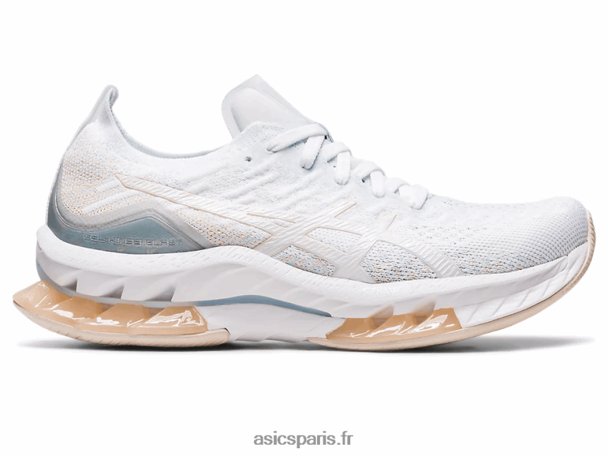 femmes Asics explosion de gel-kinsei BXL8B22439 blanc/beige minéral