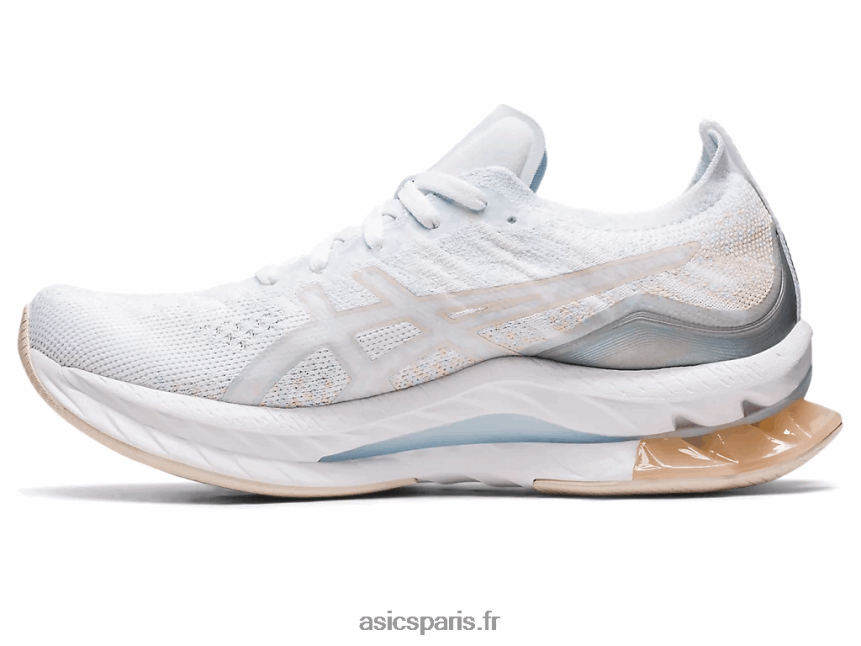 femmes Asics explosion de gel-kinsei BXL8B22439 blanc/beige minéral