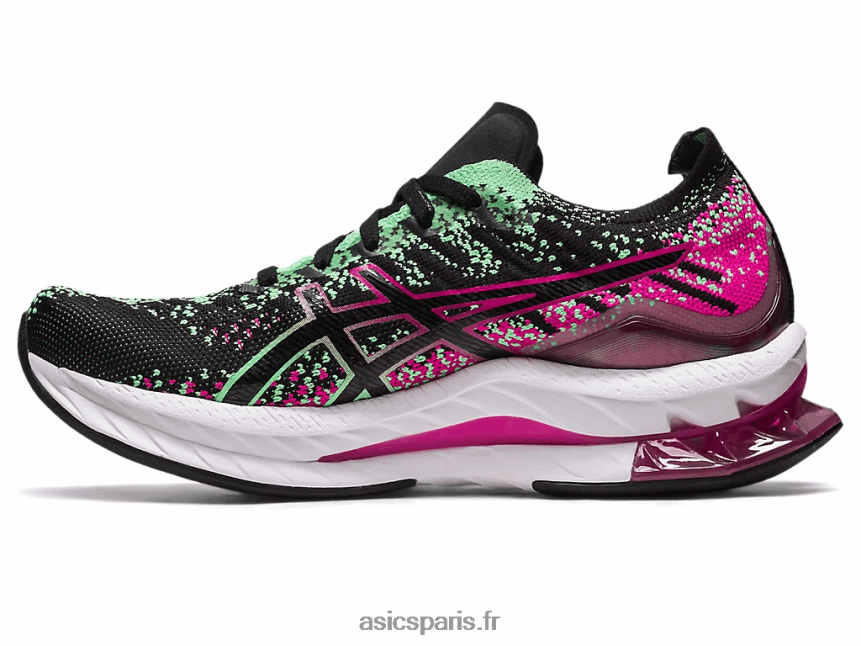 femmes Asics explosion de gel-kinsei BXL8B22581 rave noir/rose