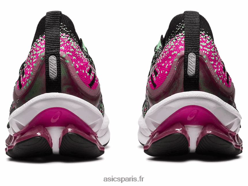 femmes Asics explosion de gel-kinsei BXL8B22581 rave noir/rose