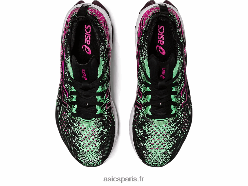femmes Asics explosion de gel-kinsei BXL8B22581 rave noir/rose