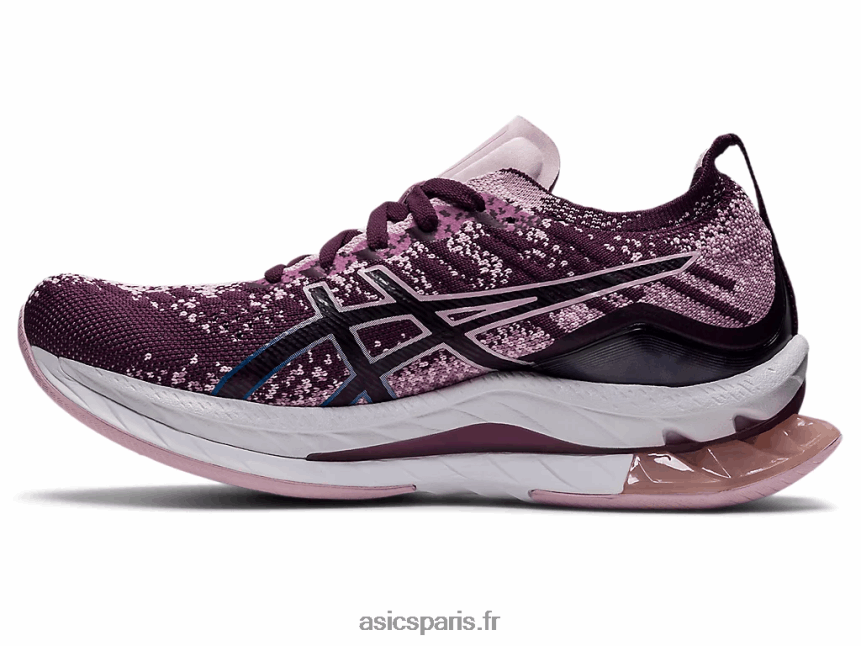 femmes Asics explosion de gel-kinsei BXL8B23607 prune profond/rose à peine