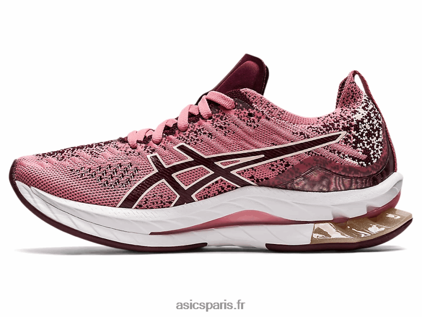 femmes Asics explosion de gel-kinsei BXL8B23680 rose fumé/mars profond