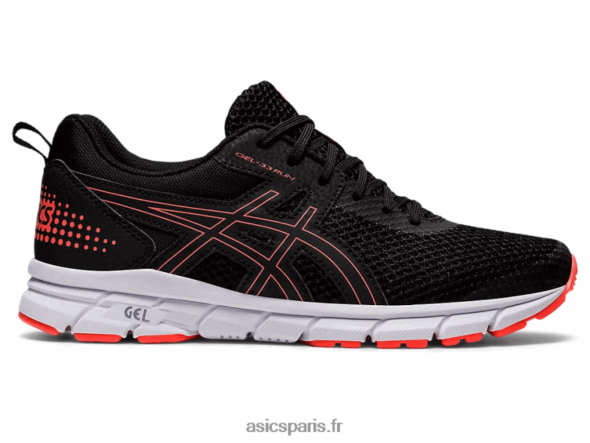 femmes Asics gel-33 BXL8B23911 noir/corail flash
