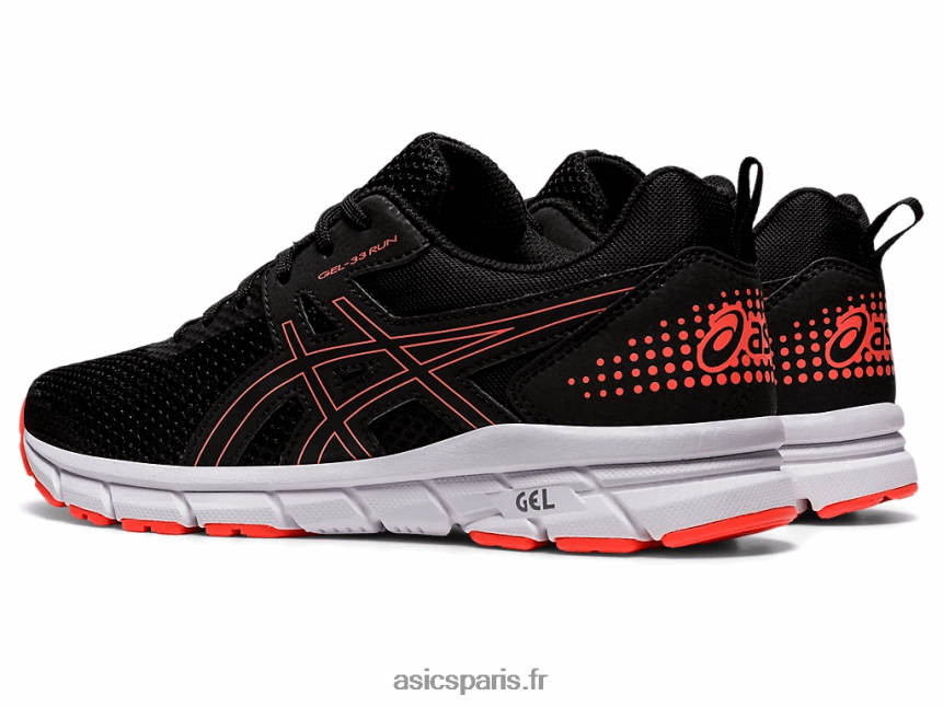 femmes Asics gel-33 BXL8B23911 noir/corail flash