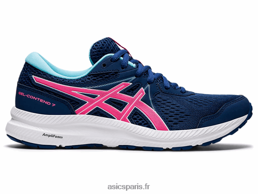 femmes Asics gel-content 7 BXL8B23695 bleu nuit/rose vif
