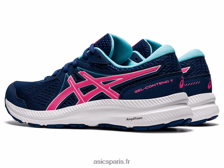femmes Asics gel-content 7 BXL8B23695 bleu nuit/rose vif