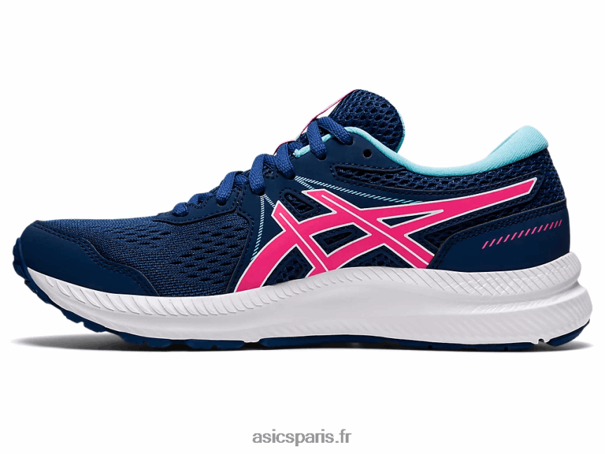 femmes Asics gel-content 7 BXL8B23695 bleu nuit/rose vif