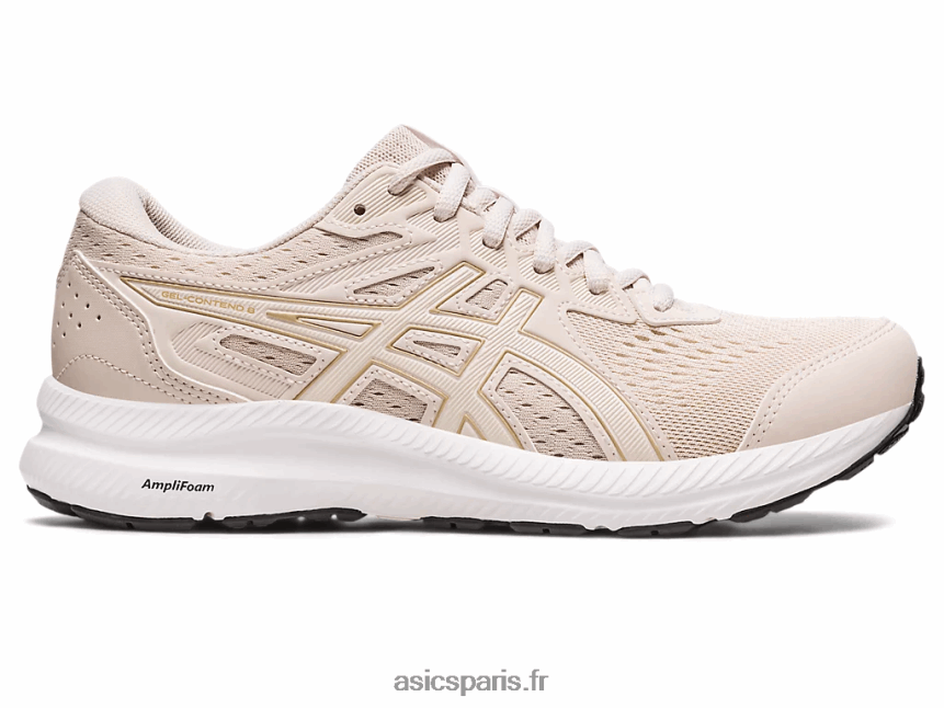 femmes Asics gel-content 8 BXL8B22404 beige minéral/crème