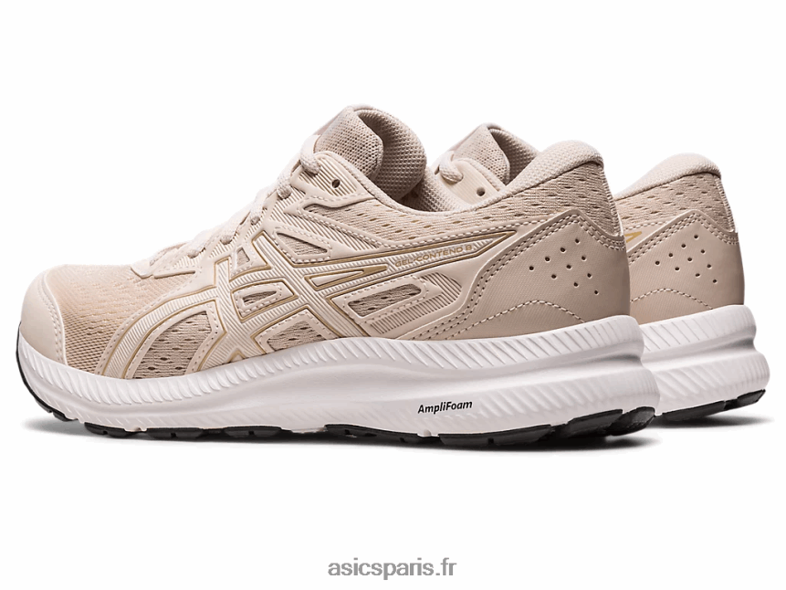 femmes Asics gel-content 8 BXL8B22404 beige minéral/crème