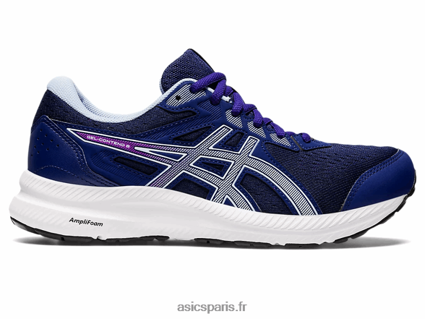femmes Asics gel-content 8 BXL8B22680 bleu plongeant/ciel doux