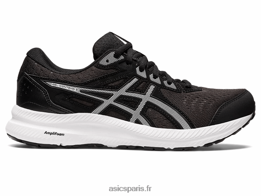 femmes Asics gel-content 8 BXL8B22684 noir blanc
