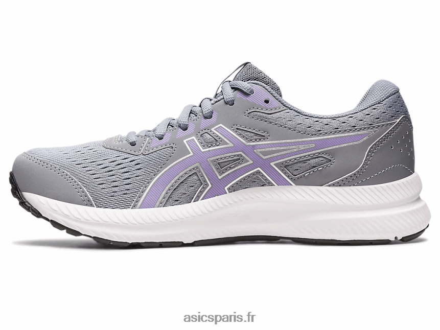 femmes Asics gel-content 8 de large BXL8B22444 plaque de roche/violet numérique