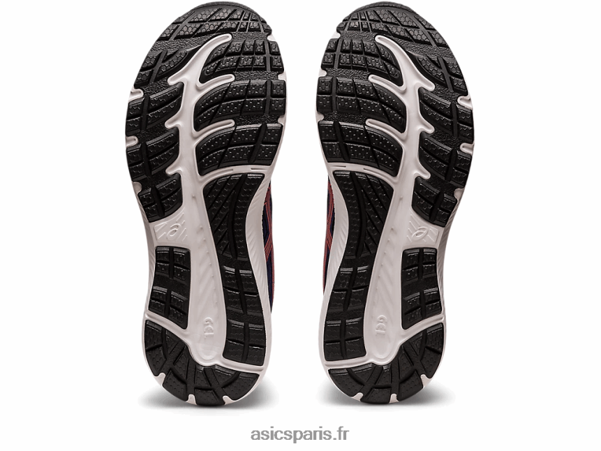 femmes Asics gel-content 8 de large BXL8B22455 bleu indigo/papaye