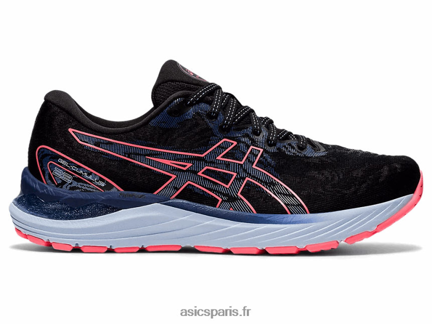 femmes Asics gel-cumulus 23 BXL8B23886 noir/corail flamboyant