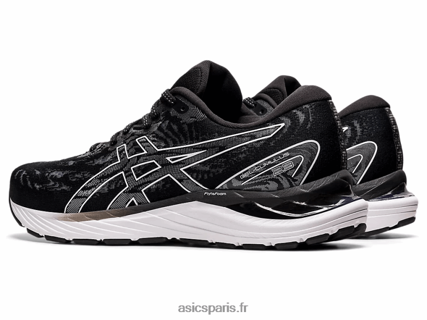 femmes Asics gel-cumulus 23 de large BXL8B23930 noir blanc
