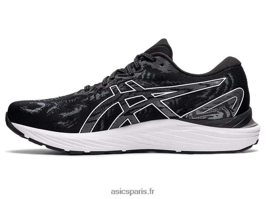 femmes Asics gel-cumulus 23 de large BXL8B23930 noir blanc