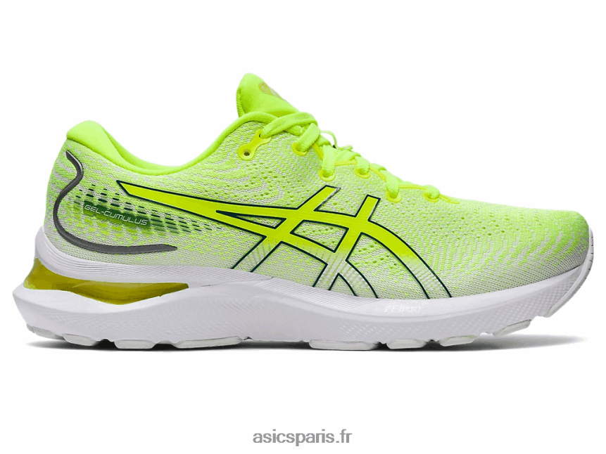 femmes Asics gel-cumulus 24 BXL8B22991 jaune sécurité/pin velours