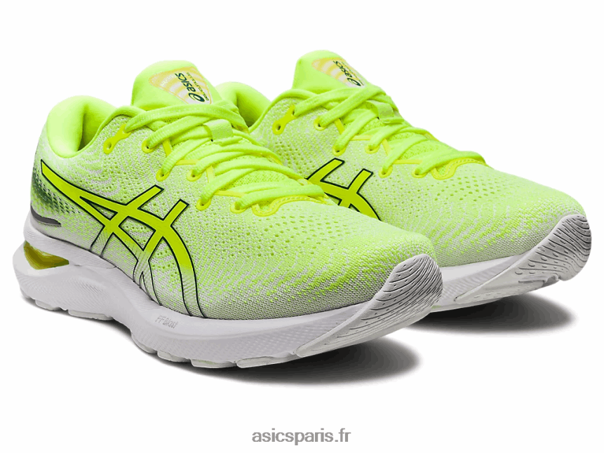 femmes Asics gel-cumulus 24 BXL8B22991 jaune sécurité/pin velours