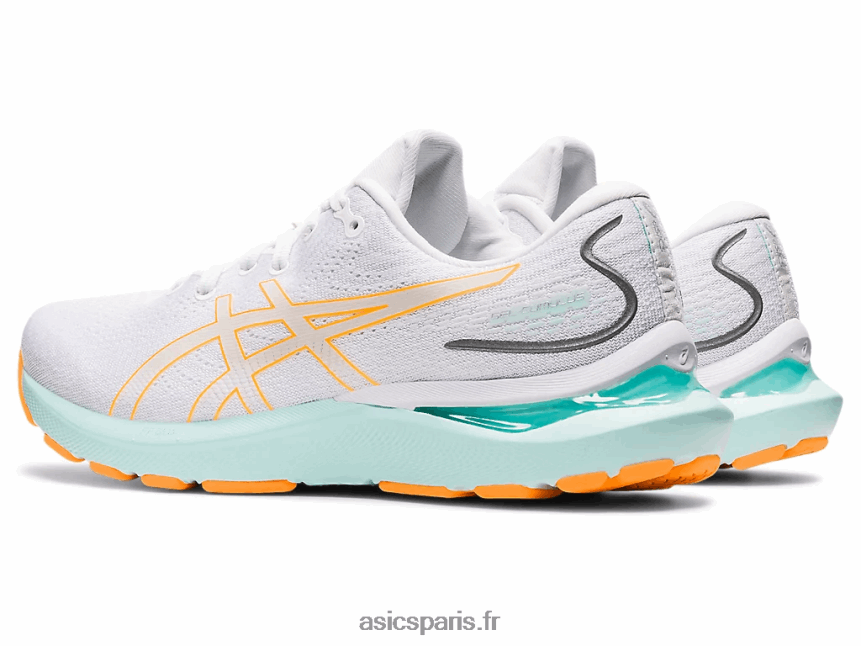 femmes Asics gel-cumulus 24 BXL8B23232 pop blanc/orange