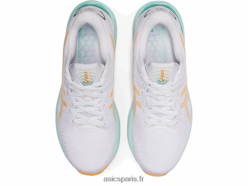 femmes Asics gel-cumulus 24 BXL8B23232 pop blanc/orange