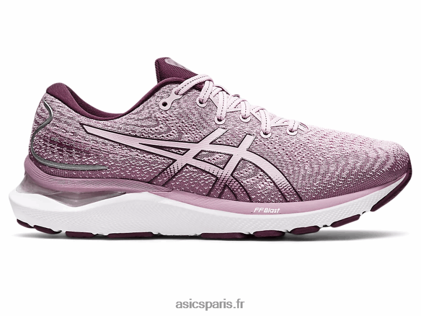 femmes Asics gel-cumulus 24 BXL8B23242 à peine rose/prune foncé