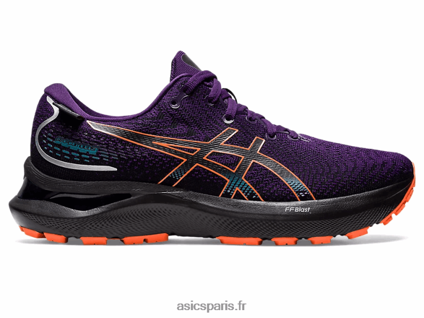 femmes Asics gel-cumulus 24 gtx BXL8B22591 teinte de nuit/orange nova