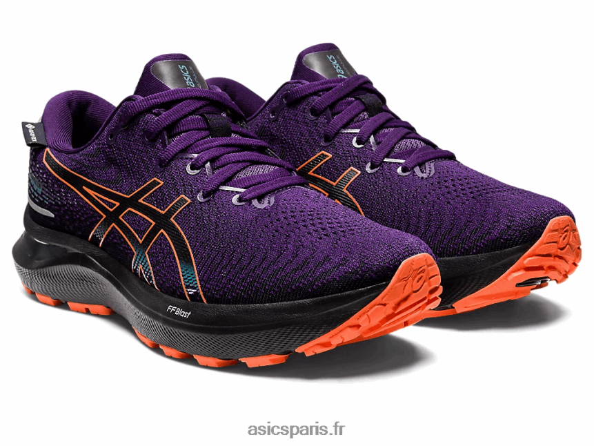 femmes Asics gel-cumulus 24 gtx BXL8B22591 teinte de nuit/orange nova