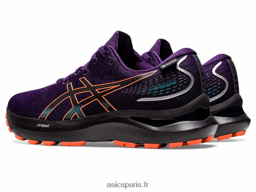 femmes Asics gel-cumulus 24 gtx BXL8B22591 teinte de nuit/orange nova